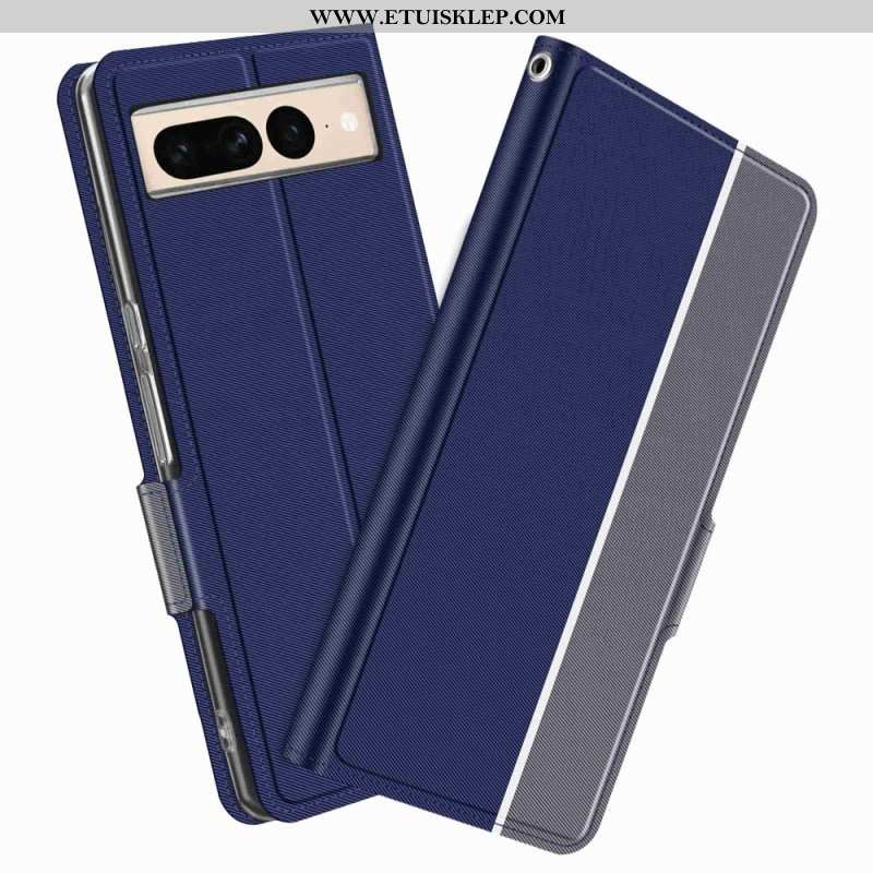 Etui Folio do Google Pixel 7 Pro Kolorowe Chmury